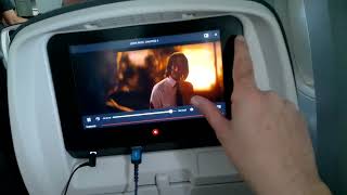 inflight entertainment system on Air Canadas Boeing 777 [upl. by Gnav]