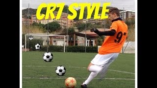 Come CALCIARE alla CRISTIANO RONALDOBALE HOW TO SHOOT LIKE RONALDOBALE [upl. by Nod676]