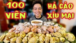 Thử Thách Ăn 100 Viên Há Cảo Xíu Mại Trong 35 Phút Liệu Có Làm Khó Được Hoàng Tốc Độ [upl. by Hudson968]