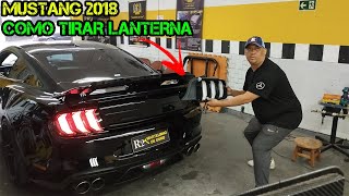 COMO DESMONTAR E MONTAR LANTERNA TRASEIRA DO MUSTANG 2018 [upl. by Silvestro]