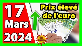 Prix deuro en algerie marché noir aujourdhui 17 Mars 2024 Taux de change Cours dollars devise [upl. by Ennovyhc543]