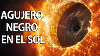 ¿Qué pasaría si un agujero negro creciera dentro del sol？ [upl. by Atat]