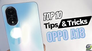 Top 10 Tips and Tricks Oppo A18 you need know [upl. by Yasdnyl]