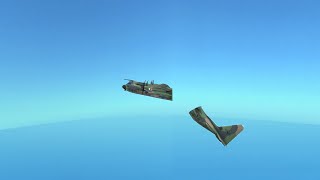 Lockheed MC130J breaks up mid flight  Fictional TFS movie [upl. by Lednam]