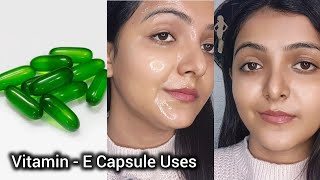 TOP 5  Uses Of Vitamin  E Capsule For Skin amp Hair Care  100  Result  Aarti Makeover [upl. by Xila]