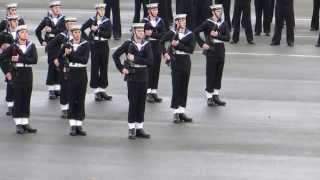 HMS Raleigh Passing Out  Fisher 15  Rifle Drill [upl. by Maddeu666]