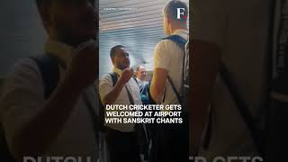 Watch The Netherlands Cricket Team Welcomed with Blessings  Subscribe to Firstpost [upl. by Kirat147]