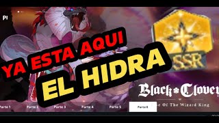 LLEGA EL HIDRA EN UN BUEN MOMENTO BLACK CLOVER M MOBILE GLOBAL [upl. by Glendon]