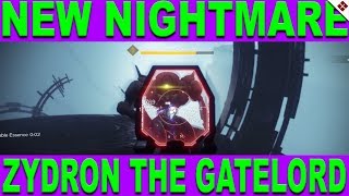 Destiny 2 Shadowkeep New Nightmare Hunt Servitude Nightmare of Zydron the Gatelord [upl. by Kizzee751]