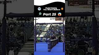 Padel Points That You Wont Believe  Part 25 Padel Shorts [upl. by Rizas]