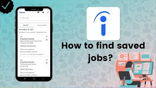 How to find saved jobs on Indeed  Indeed Tips [upl. by Chrisoula]