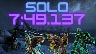 Solo 1x3 749137 RT  Warframe Eidolon Speedrun [upl. by Alimac633]