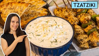 TZATZIKI Recette Traditionnelle Grecque  Explications avec ou sans yaourt grec [upl. by Nord250]