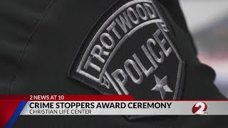 Ceremony honors Miami Valley Crime Stoppers Unit [upl. by Tennos874]