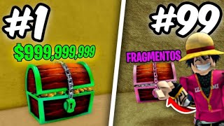 100 Cofres SECRETOS de Blox Fruits 💲DINERO INFINITO💲 [upl. by Radcliffe]