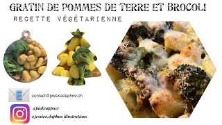 Recette de gratin de pommes de terre et brocoli [upl. by Rudin]