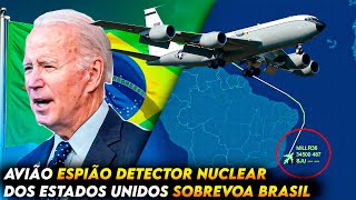 Alerta Estados Unidos enviam avião espião farejador nuclear para costa do Brasil Felipe Dideus [upl. by Emina]