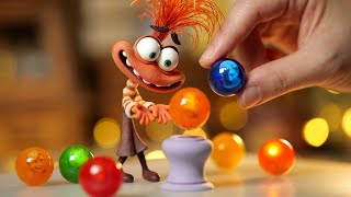 Making Anxiety from Inside Out 2 with Clay [upl. by Nesnah]