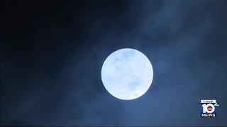 Full ‘Hunter’ Super Moon is biggest brightest of the year [upl. by Milon504]