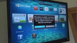 How to set up a Samsung 3D Bluray DVD Player and walkthrough [upl. by Siro]