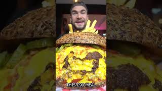 12LB BURGER CHALLENGE WITH 100 PIECES OF CHEESE  Joel Hansen eatingchallenge [upl. by Searcy184]