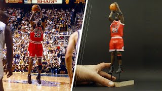 MICHAEL JORDAN sculpture NBA 98 FINALS  basketball player  polymer clay  timelapse  tutorial [upl. by Asilana221]