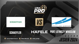 SCHAEFFLER  PORT LOTNICZY WROCŁAW Sezon Jesień 2024 Häfele PRO Liga 14112024 [upl. by Oironoh]