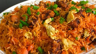 Schezwan Chicken Egg Fried Rice recipe  Chicken EggFried Rice  Easy amp Tasty Fried Rice recipe [upl. by Nahgeam911]