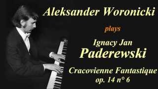 Paderewski  Cracovienne Fantastique in B Major op 14 n° 6 Aleksander Woronicki live [upl. by Einnoj]