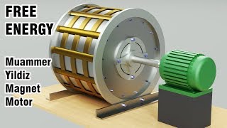 Freie Energie Magnetmotor  Generator  DerMagnetmotor  Bauanleitung unter dem Video👍 [upl. by Laurette]