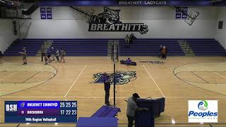 High School Volleyball  Breathitt County vs Buckhorn  10012024 [upl. by Chenay]