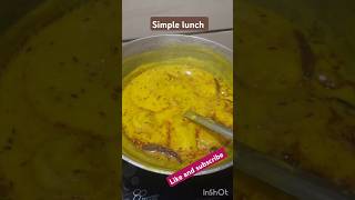 Simple lunch kadhi chawal ❤️ kadhi pkoda special ytshorts shorts cooking [upl. by Jeremias]