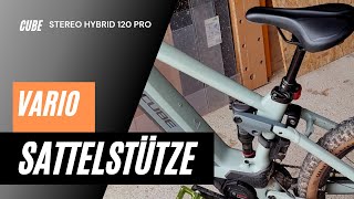 Vario Sattelstütze CUBE Stereo Hybrid 120 Pro [upl. by Alleyne282]