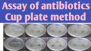 Microbiological Assay of AntibioticsCylinder plate Cup plate jitendrapatel assayofantibiotics [upl. by Leodora]