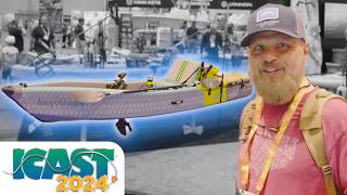 This inflatable pedal powered kayak is CRAZY  ICAST 2024 [upl. by Chambers]