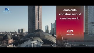 Feira Ambiente Christmasworld e Creativeworld  Frankfurt  2024 [upl. by Uuge]