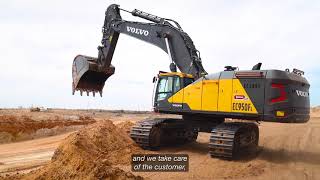 Volvo A60H and EC950F Perfect Pair for Rango Inc [upl. by Ettenrahc]