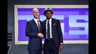 DeaAron Fox Drafted 5th Overall By Sacramento Kings In 2017 NBA Draft [upl. by Iclek]