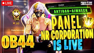 NR LIVE GAMEPLAY ON BR RANK GRANDMASTER LOBBY WITH EXTERNAL AIMBOTSNIPER 💯 SAFE PANEL✅ [upl. by Gilpin840]