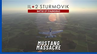 IL 2 Sturmovik Cinematic  Mustang Massacre  Bomber Intercept [upl. by Koller]