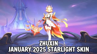 January 2025 Starlight Skin Zhuxin  MLBB [upl. by Lysander]