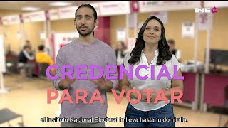 Si no puedes acudir a tramitar o actualizar tu Credencial para Votar el INE va a tu domicilio [upl. by Nedla]