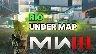 MW3 Glitch Under Rio in Modern Warfare 3 You NEED to See [upl. by Saihtam]