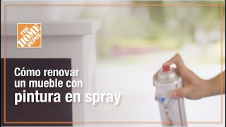 Cómo renovar un mueble con pintura en spray​  Pinturas [upl. by Molloy]