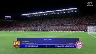 Barcelona vs Bayern UEFA Champions League 2024 Gameplay  FC24 [upl. by Lanta]