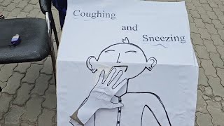 coughing and sneezing manners  Chenab Lyceum Wazirabad kidsactivities [upl. by Dhruv]