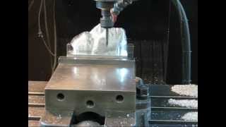 CNC Cutting a Face [upl. by Eilzel]