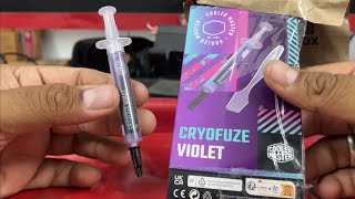 Cooler Master Cryofuze Violet Thermal Paste  for Processor GPU Console Laptop  126 WmK [upl. by Eselrahc742]