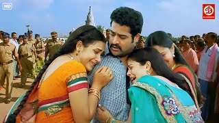 Jr NTR amp Sameera Reddy  South Superhit Full Hindi Dubbed Movie  Sameera Telugu Love Story  Ashok [upl. by Hcelemile]