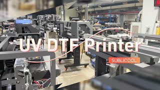 Lets See How the 60cm UV DTF roll to roll printer work [upl. by Ronoel]